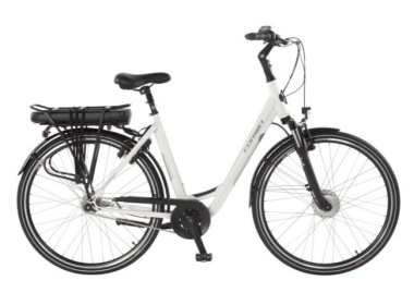 Bicicletă electrică CORWIN, 28 inch, Alb