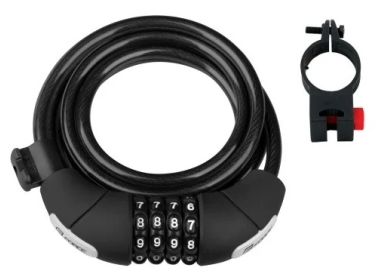 Antifurt Force Lux spirala cod 180cm/8mm cu suport