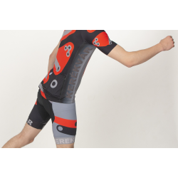 Pantaloni ciclism Kerekvar PRO rosu